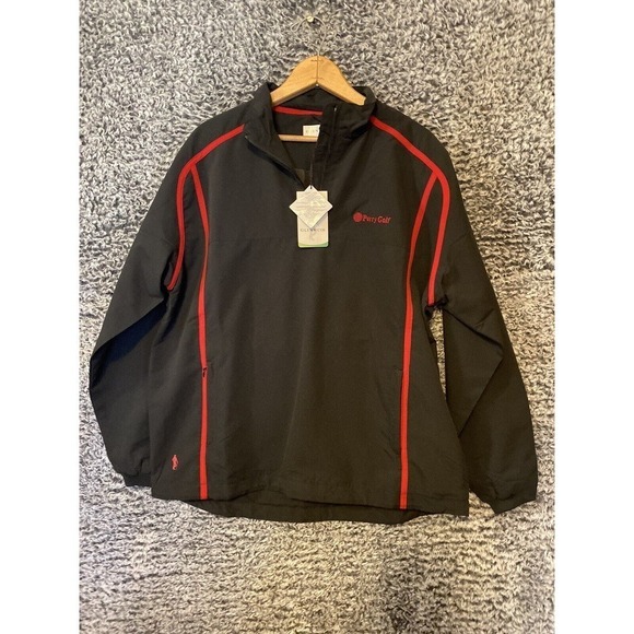 HPI Direct Jackets & Blazers - Top Golf Jacket Women’s Medium Black Storm Bloc Soft Shell 1/4 Zip Top Golf